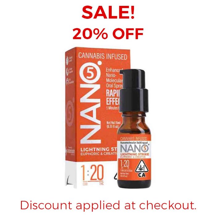 Lighting Strike 1:20 | Sublingual Spray 15ml Lighting Strike 1:20 | Sublingual Spray 15ml