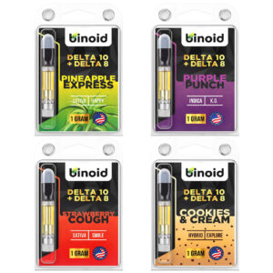 Binoid Delta 8 THC Vape Cartridges – Bundle