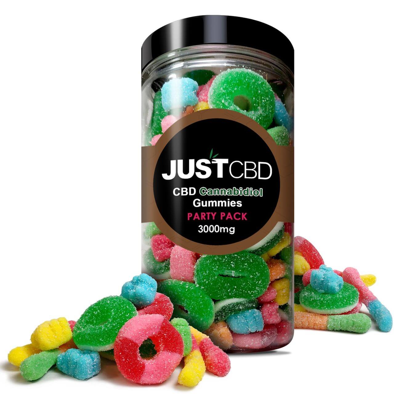 CBD Gummies 3000mg Jar – Party Pack CBD Gummies 3000mg Jar – Party Pack