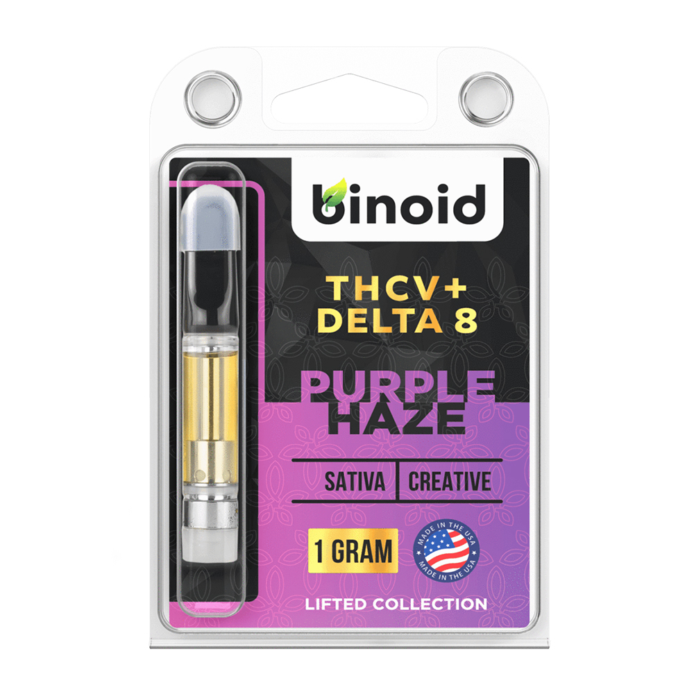 HCV + Delta 8 THC Vape Cartridge- Purple Haze HCV + Delta 8 THC Vape Cartridge- Purple Haze