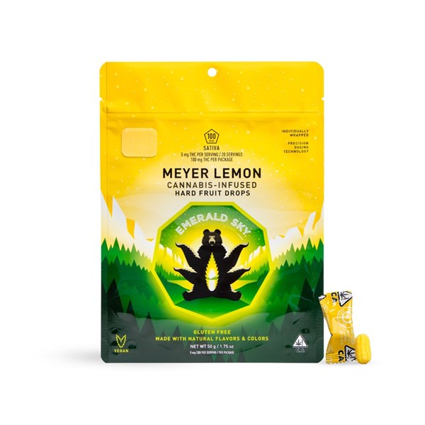 Meyer Lemon Hard Fruit Drops Meyer Lemon Hard Fruit Drops