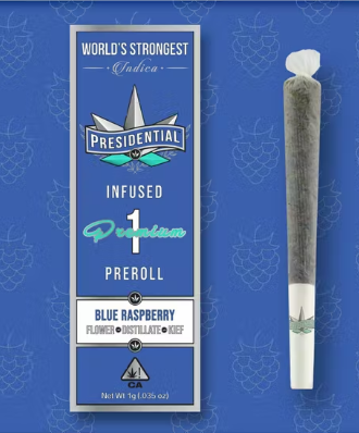 Presidential Moon Rock Preroll - B Raspberry (1g) Presidential Moon Rock Preroll - B Raspberry (1g)